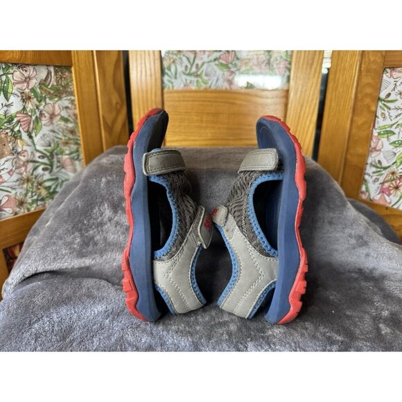 TEVA Sandals Kids Psyclone XLT Unisex Navy Hoo & Loop Strappy Blue Sz 10 - Picture 7 of 11